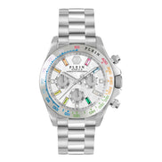 Montre habillée en acier inoxydable gris Philipp Plein