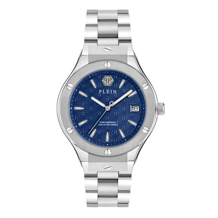 Montre habillée en acier inoxydable gris Philipp Plein