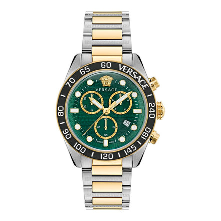 Montre habillée Versace grise en acier inoxydable