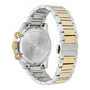Montre habillée Versace grise en acier inoxydable