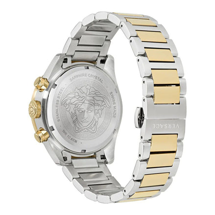 Versace Grey Stainless Steel Dress Watch