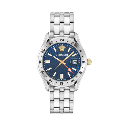Versace Grey Stainless Steel Dress Watch