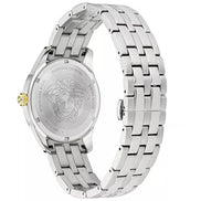 Montre habillée Versace grise en acier inoxydable