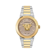 Versace Gold Stainless Steel Dress Watch