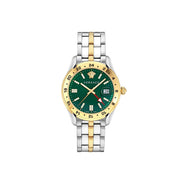 Montre habillée Versace grise en acier inoxydable