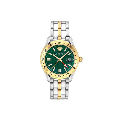 Versace Grey Stainless Steel Dress Watch