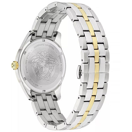 Versace Grey Stainless Steel Dress Watch