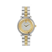 Montre habillée Versace grise en acier inoxydable