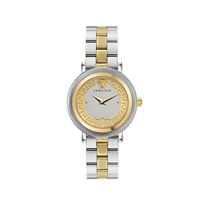 Versace Grey Stainless Steel Dress Watch