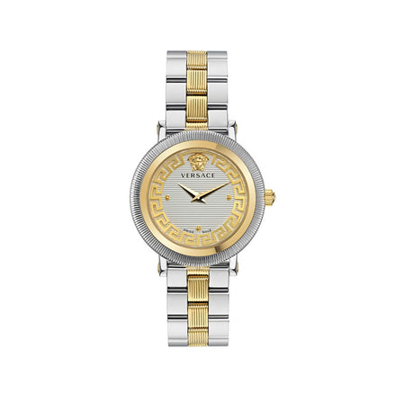 Versace Grey Stainless Steel Dress Watch