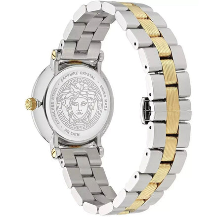 Versace Grey Stainless Steel Dress Watch