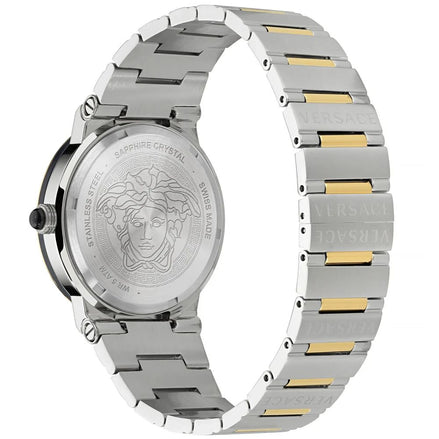 Versace Grey Stainless Steel Dress Watch