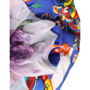 Dolce & Gabbana Turbante Cappello con Motivo Carretto Multicolor