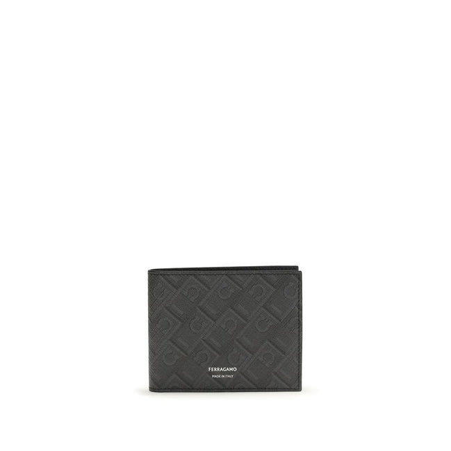 Ferragamo Black Leather Wallet