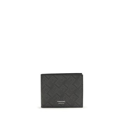 Ferragamo Black Leather Wallet