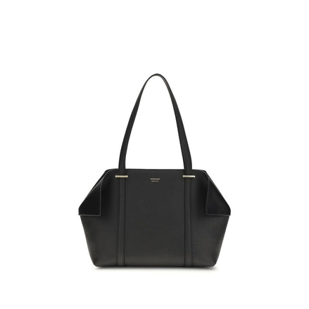 Sac bandoulière Ferragamo en cuir de veau noir Bos Taurus