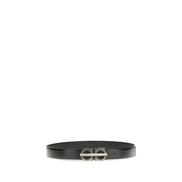 Ceinture Ferragamo en cuir de veau noir Bos Taurus, taille standard