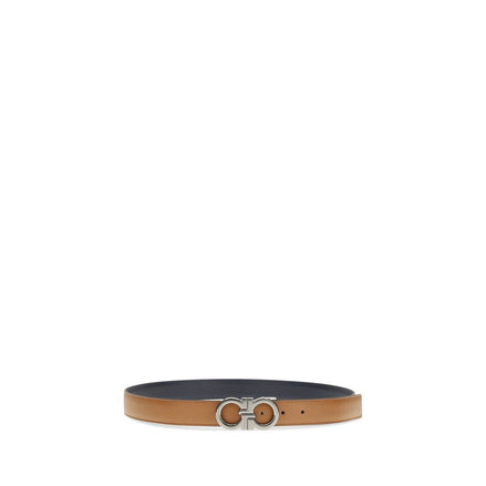 Ceinture classique en cuir de veau marron Ferragamo Bos Taurus