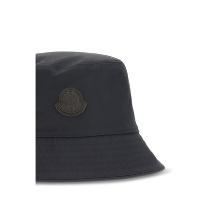Cappello da pescatore Moncler blu in cotone