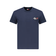 T-shirt da uomo Tommy Hilfiger in cotone blu