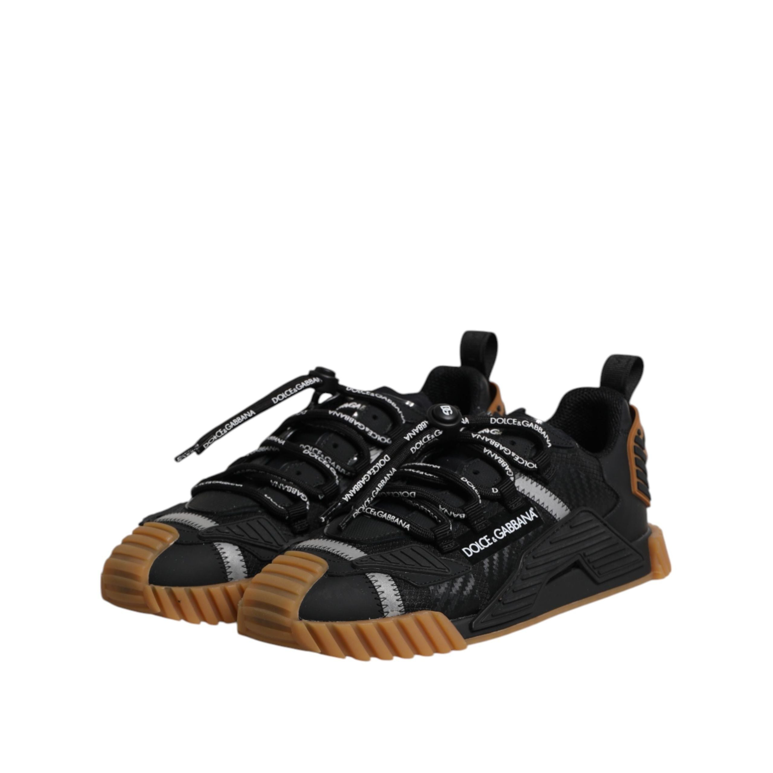 Dolce & Gabbana Black NS1 Lace-Up Low Top Sneakers