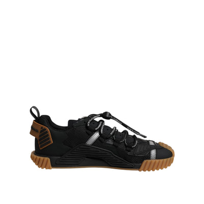 Dolce & Gabbana Sneakers NS1 Basse con Lacci e Logo Nere