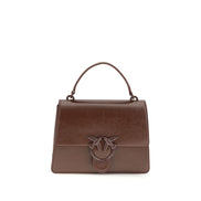 PINKO Brown Love One Handbag