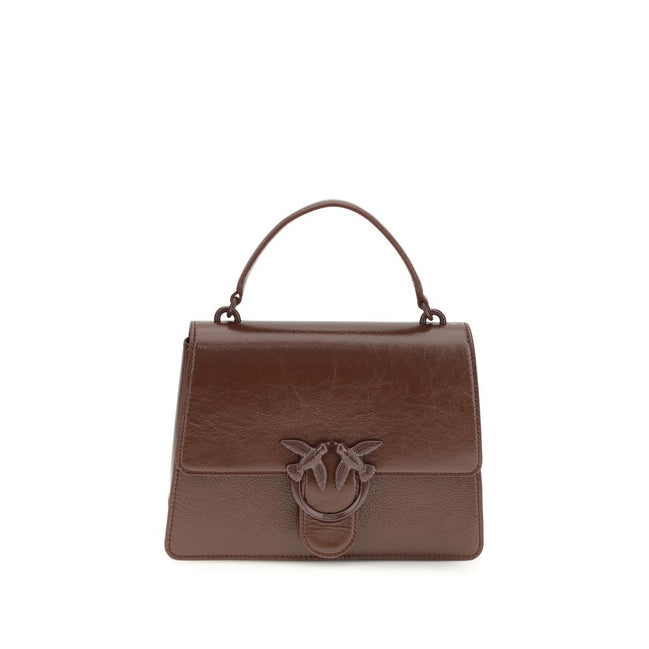 PINKO Brown Love One Handbag