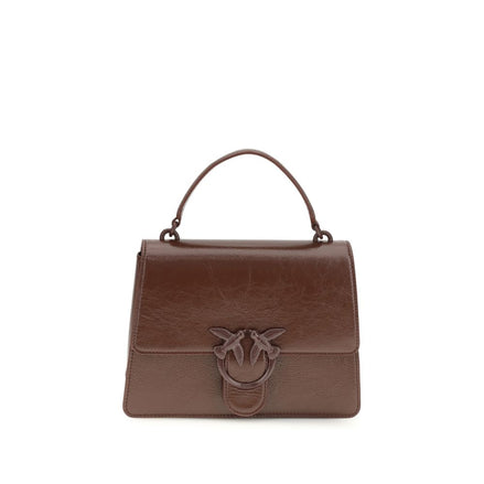 PINKO Brown Love One Handbag