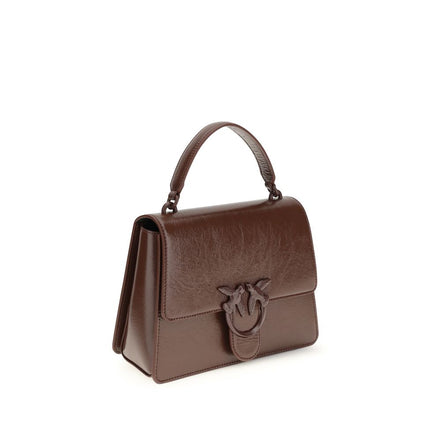 PINKO Brown Love One Handbag