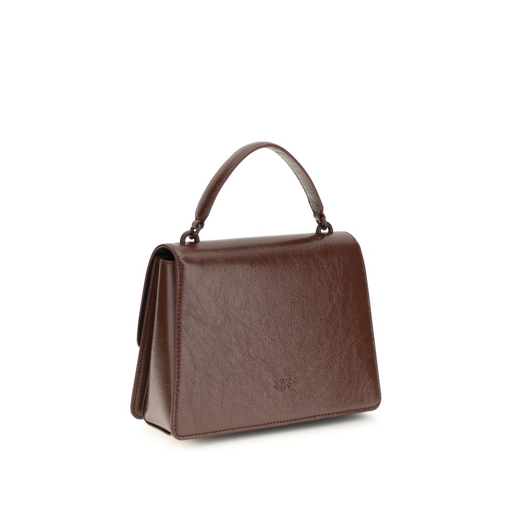 PINKO Brown Love One Handbag