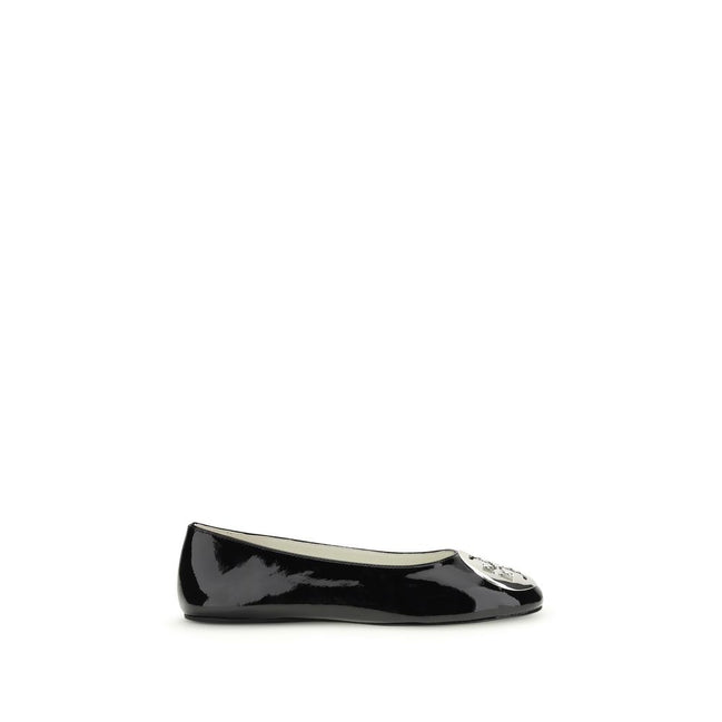 Tory Burch Black Ballet Flats