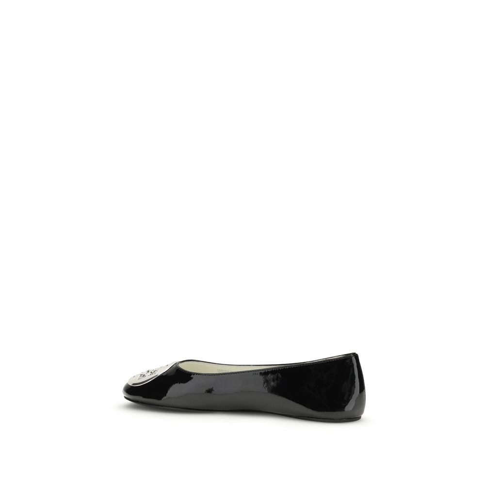 Tory Burch Black Ballet Flats