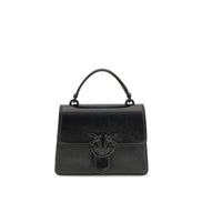 PINKO Black Love One Top Mini Handbag