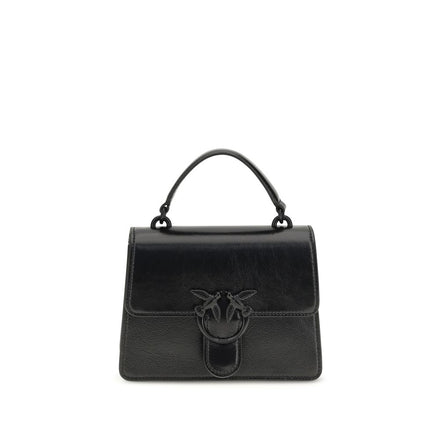 PINKO Black Love One Top Mini Handbag