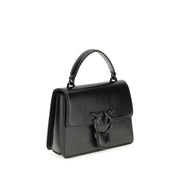 PINKO Black Love One Top Mini Handbag