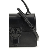 PINKO Black Love One Top Mini Handbag