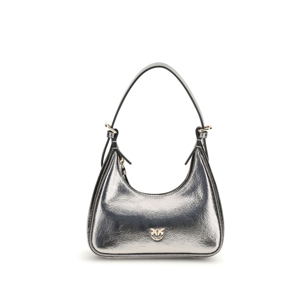 PINKO Silver Baby Miss Shoulder Bag