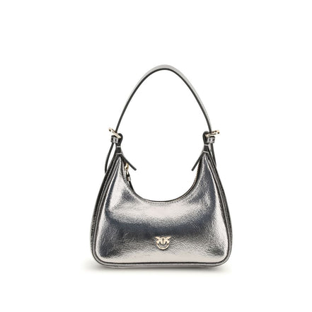 PINKO Silver Baby Miss Shoulder Bag