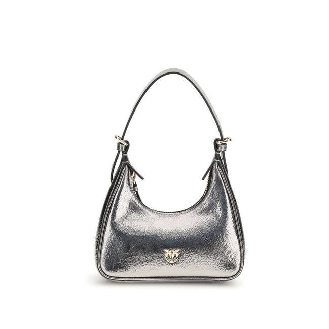 PINKO Silver Baby Miss Shoulder Bag