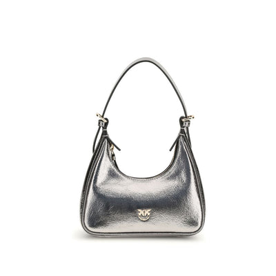 PINKO Silver Baby Miss Shoulder Bag