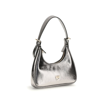 PINKO Silver Baby Miss Shoulder Bag