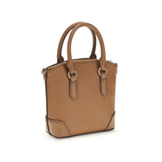 Sac à main Michael Kors en cuir de veau beige Bos Taurus