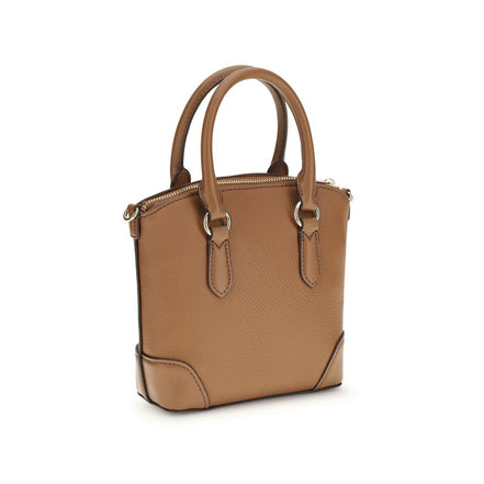 Sac à main Michael Kors en cuir de veau beige Bos Taurus