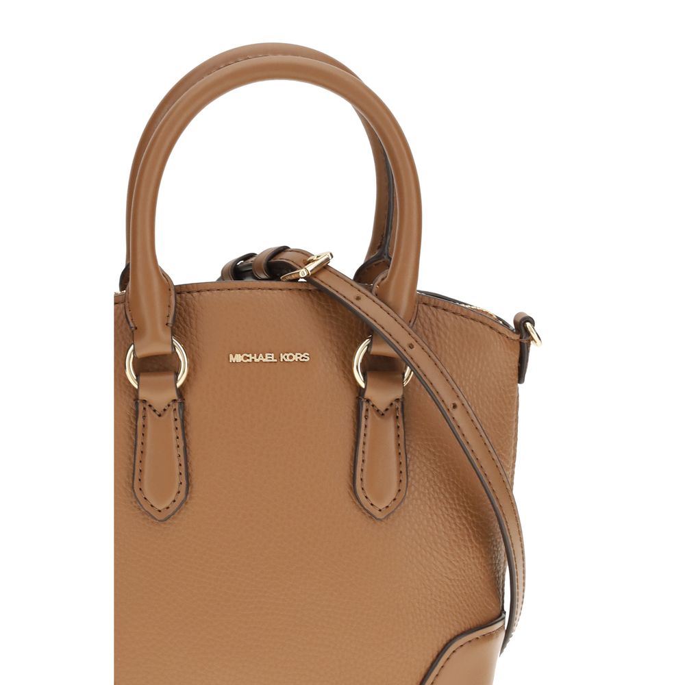 Sac à main Michael Kors en cuir de veau beige Bos Taurus