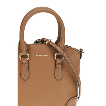 Sac à main Michael Kors en cuir de veau beige Bos Taurus