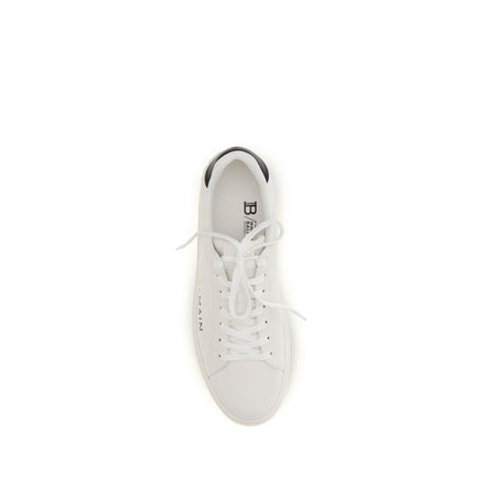 Balmain White Low Top Sneakers