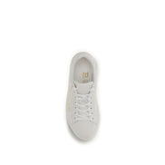 Balmain White Calf Leather Low Top Sneakers