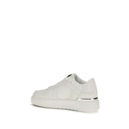 Baskets athlétiques Philipp Plein en cuir de veau blanc Bos Taurus