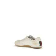 Sneakers basse Gucci in pelle di vitello bianca Bos Taurus